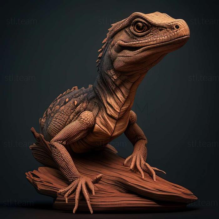 3D модель Jeholosauridae (STL)